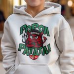 felpa divertente tifoso milan porcapatata