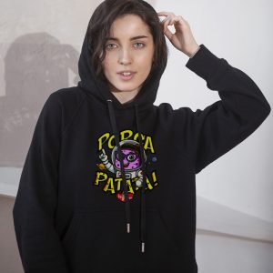 felpa astronauta donna sognatrice rosa porcapatata